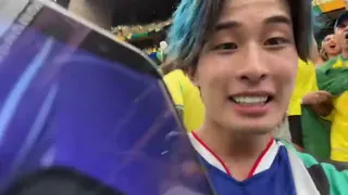 【現地配信】ブラジル戦🇯🇵VS🇧🇷一緒に応援しようぜ‼️🔥さ のハイライト 0:00 - 2:44
