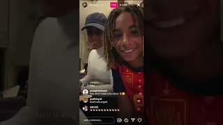 Alicia Keys live with her sons, singing & playing the piano, chatting and more