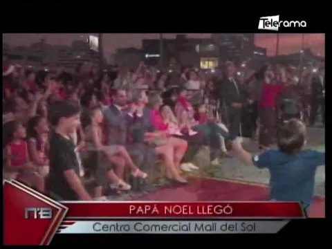 Papá Noel llegó Centro Comercial Mall del Sol