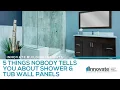 Shower and Tub Wall Panels 5 Things Your Bathroom Remodeler Doesn t Tell You