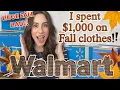 HUGE WALMART HAUL Selling out fast Shop for Fall with me Walmart Try On Fall Clothing Haul 2026