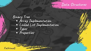 Binary Tree Array Linked List Implementation Types Properties Data Structures FathimaG