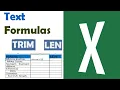 Using the Trim and Len Functions in Excel Excel Magic functions TRIM and LEN