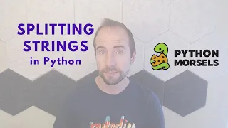 The string split method in Python