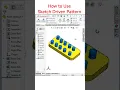 How to Use Sketch Driven Pattern in Solidworks Solidworks Tips