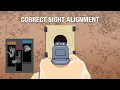 Handgun Savvy Episode 7 Correct Sight Alignment