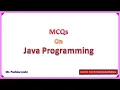 Java MCQ Part III Joshi Pushkar D Rapid Test Programming MCQ Series
