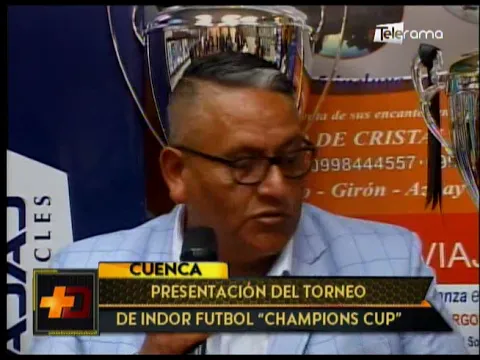 Presentación del torneo de Indor fútbol Champions Cup