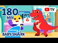Download Lagu [BEST] Dinosaurs Visit the Doctor Baby Shark Hospital Episodes | +Complilation | Baby Shark Official