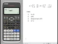 Entering and Calculating with Matrices with the fx-991EX Scientific Calculator