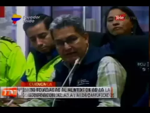 250 toneladas de alimentos envió la gobernación del Azuay a los damnificados