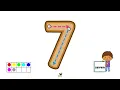 Tracing Numbers Number Formation 0-20 Ten Frames Number Words Fine Motor skills Printing KIDS