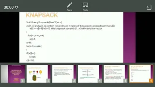 18CSL47 - Lab program 6 Implementation of knapsack problem using greedy method