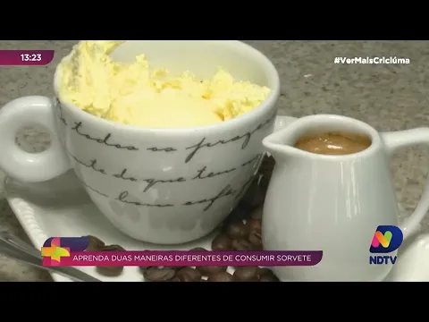 Dia do Sorvete: apresentadora Giselle Tiscoski conhece duas novas formas de consumir o doce