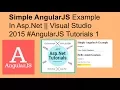 Simple angularjs example in asp net visual studio 2015 tutorials 1