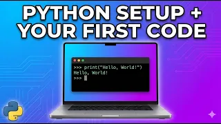 Python VS Code Setup Write Your First Code Today Tutorial