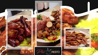 Les plats de Pho resto