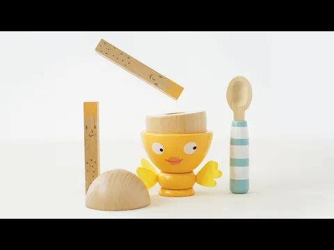 Wooden Egg Cup & Soldiers