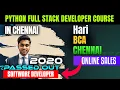 Best Python Full Stack Developer Course in Chennai Top Software Training 2025 HRvenkat