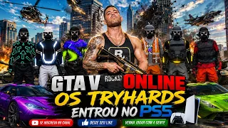 O CAOS VOLTOU! ENFRENTANDO OS TRYHARDS NO GTA V! 🔥🎮