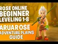AruaRose ROSE Online Beginner Leveling 1 8 Adventure Plains