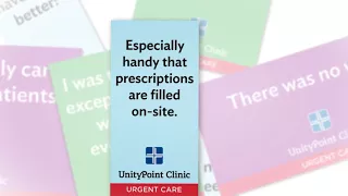 Customer Feedback at UnityPoint Clinic Urgent Care