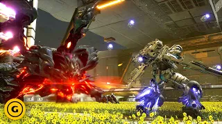 9 Minutes of Gundam Rogue Orbit Gameplay (Assault Sword, Sword Lance, Wipe Sword)