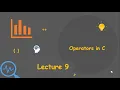 Operators in C Part 3 C Language in Telugu codezoid