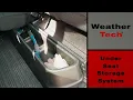 WeatherTech Under Seat Storage System Review and Installation 2020 Ford F-150