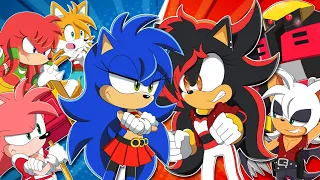 Sonica vs Shadie - Team Battle (Sonic The Hedgehog parody) 