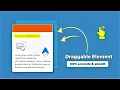 Draggable Element Using HTML CSS JavaScript ProgrammingTT
