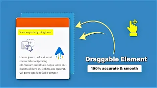Draggable Element Using HTML CSS JavaScript ProgrammingTT