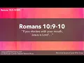If You Declare With Your Mouth Romans 10 9-10 NIV - a Bible song to memorize Scripture