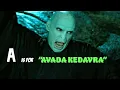 learn the alphabet with lord voldemort
