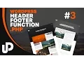 Wordpress Tutorial Header php Footer php Function php Tutorial