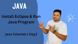Java Tutorial in Hindi Install Eclipse IDE Run Java Program Easy for Beginners