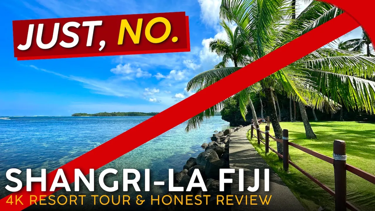SHANGRI-LA YANUCA ISLAND RESORT Coral Coast, Fiji 🇫🇯【4K Resort Tour & Review】A BIG No From Me!