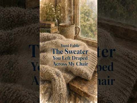 Still holding your warmth β The Sweater You Left Draped Across My Chair β Yuni Fable #shorts