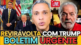 🚨BOLETIM DA MANHÃ: TRUMP RESGATA FLÁVIO BOLSONARO E RECEBE SENADOR NOS EUA! "E AGORA LULA?"
