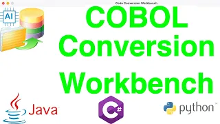 Automated Conversion of COBOL to Java C and Python using the Code Conversion Workbench