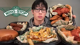 Wingstop Hot Honey Tenders Mango Habanero Chicken Sandwich MORE ASMR Mukbang