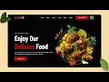 How to Make a Restaurant Website Using HTML CSS Full Responsive Design Tutorial