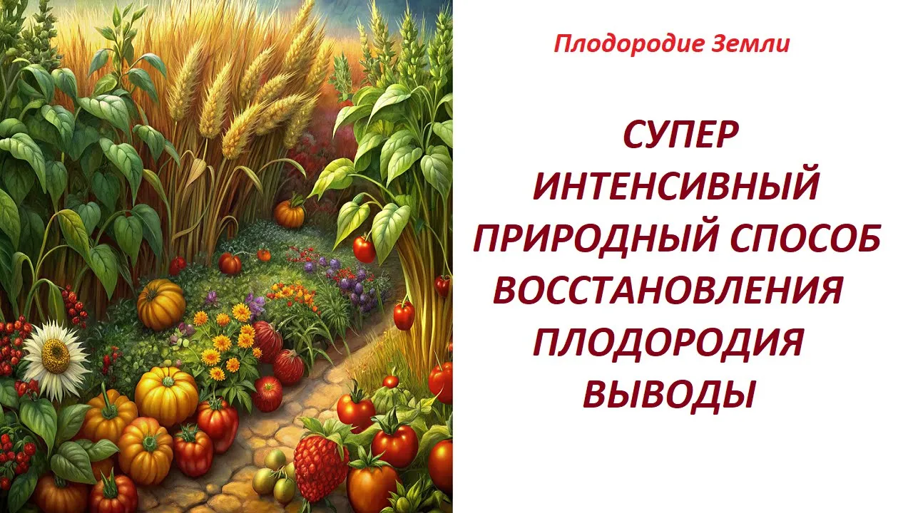 Растения, микробы и грибы сами создают плодородие #642|24