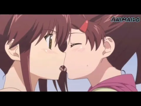 Download MP3 Anime yuri kiss 19 - Kiss x Sis - Riko x Ako - anime kiss moments - ecchi lesbian tongue