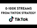 How I got my song from 0-100k streams with TikTok