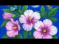 Moonlight Flowers Butterflies Beautifully Relaxing Digital Coloring Experience