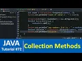 Java Tutorial - Frequency Disjoint Min Max Methods in Java Collections