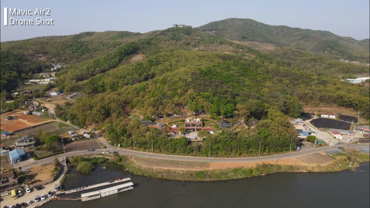 🎥드론 영상 l 맑은 날씨의 마리원 캠핑장과 주변 경관⛺️ (by 매빅에어2) サムネイル