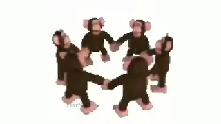 10 HOURS Happy Monkey Circle Meme 