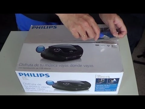 Download MP3 Philips CD Soundmachine AZ1837 Unboxing